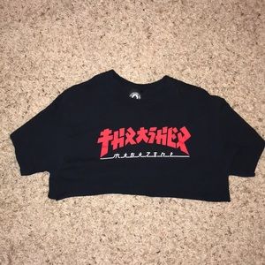 Thrasher cropped shirt